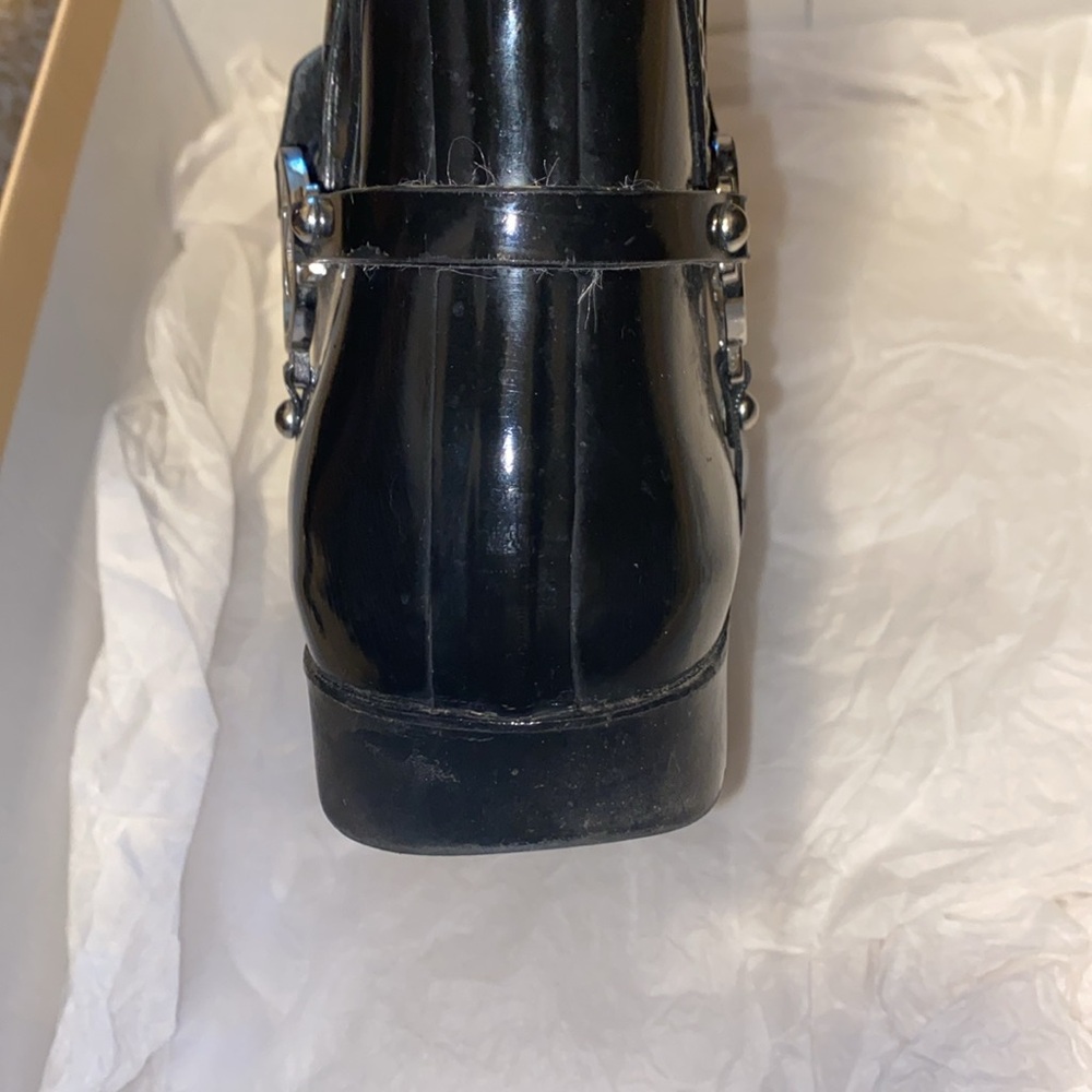 Michael kors tall riding rain boot black size 8 - Picture 7 of 13